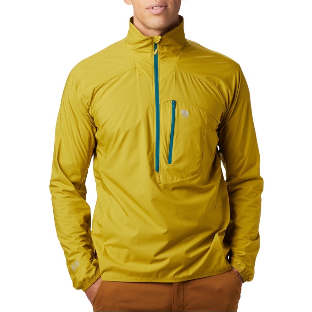 Mountain Hardwear Kor Preshell in dark citron size men’s small